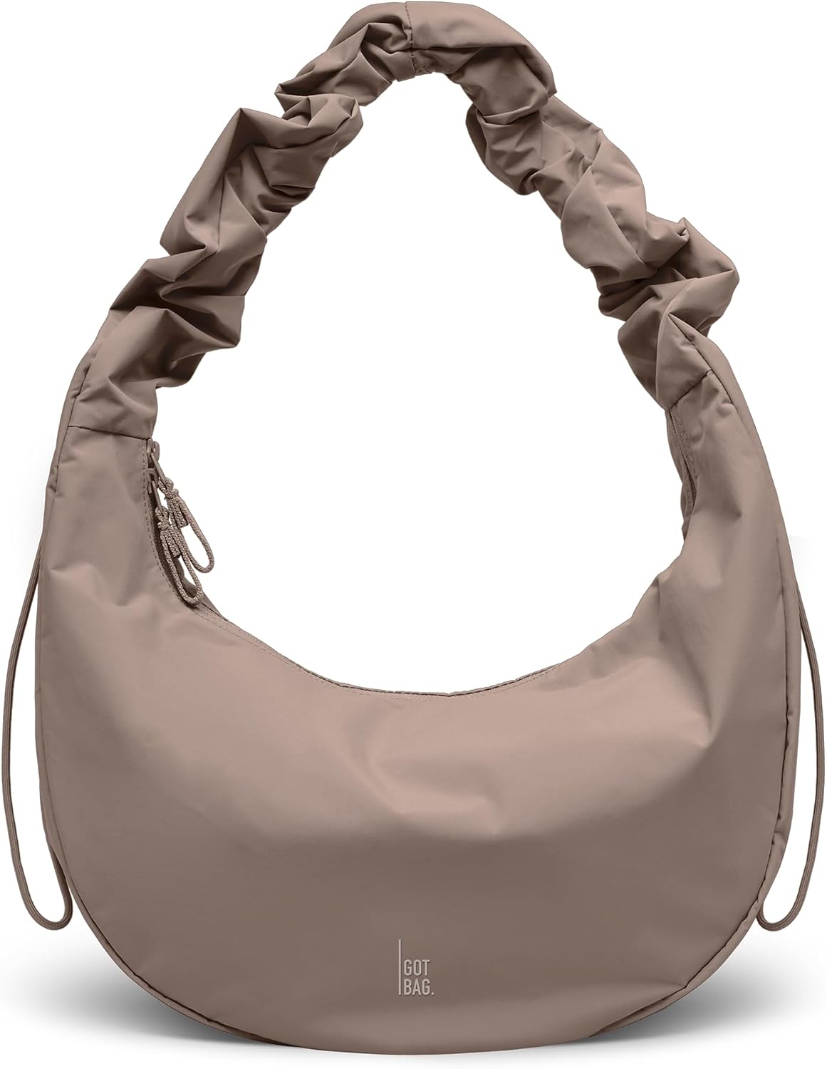 GOT BAG Moon Bag Ruffle | Elegante bolso de hombro con correa ajust...