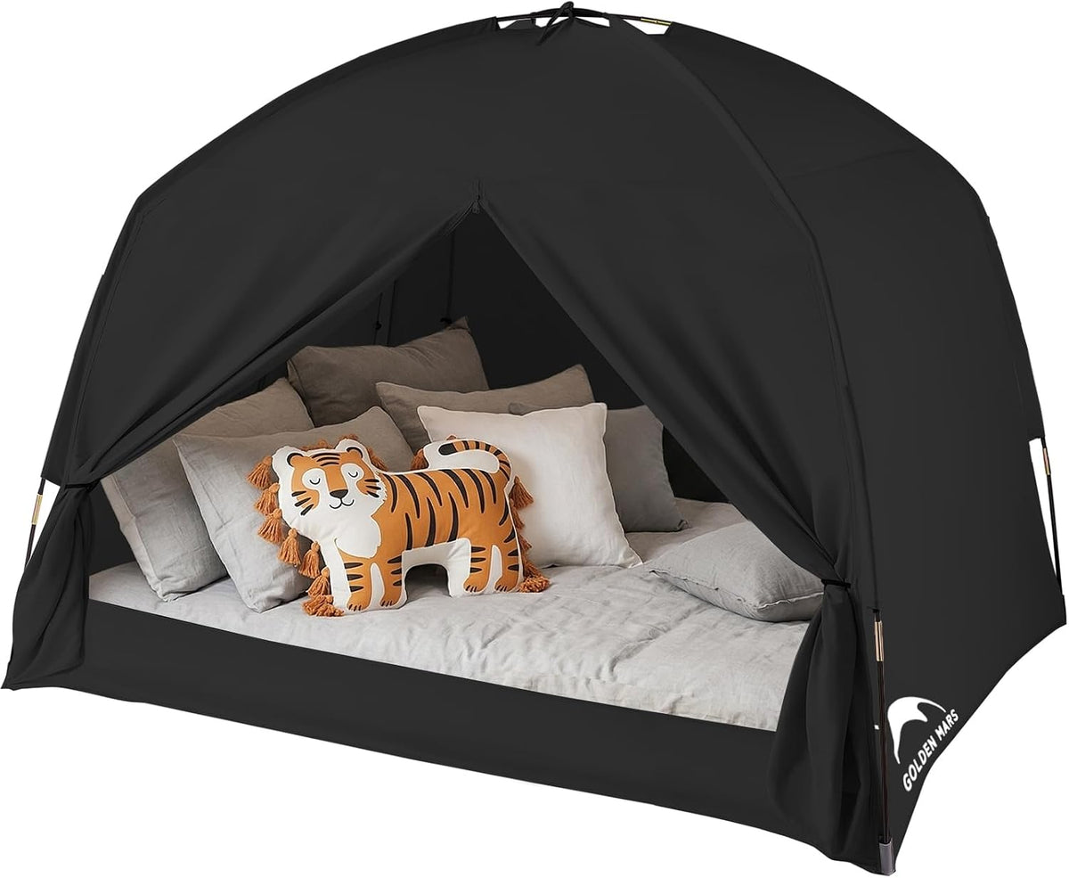 Tienda de campaña con cama individual para niños y adultos, tiendas...