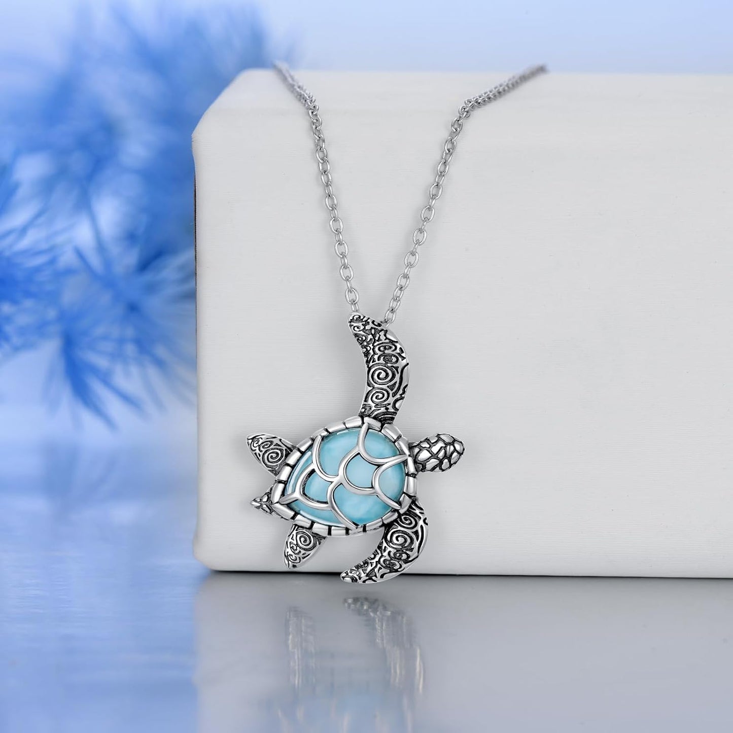 OCJ Regalos de tortuga para mujer, plata de ley 925, tortugas marin...