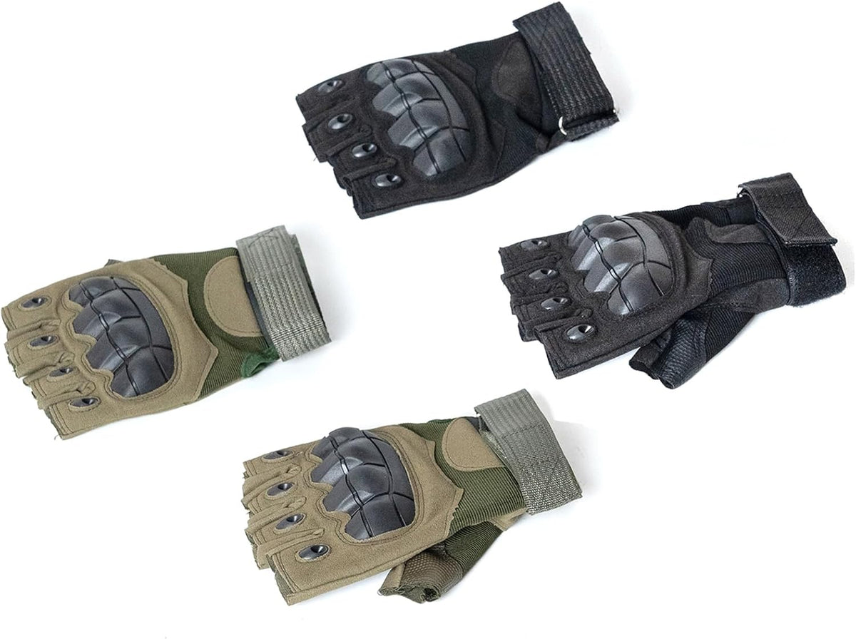 GCSIOM - Guantes tácticos sin dedos transpirables, antideslizantes,...
