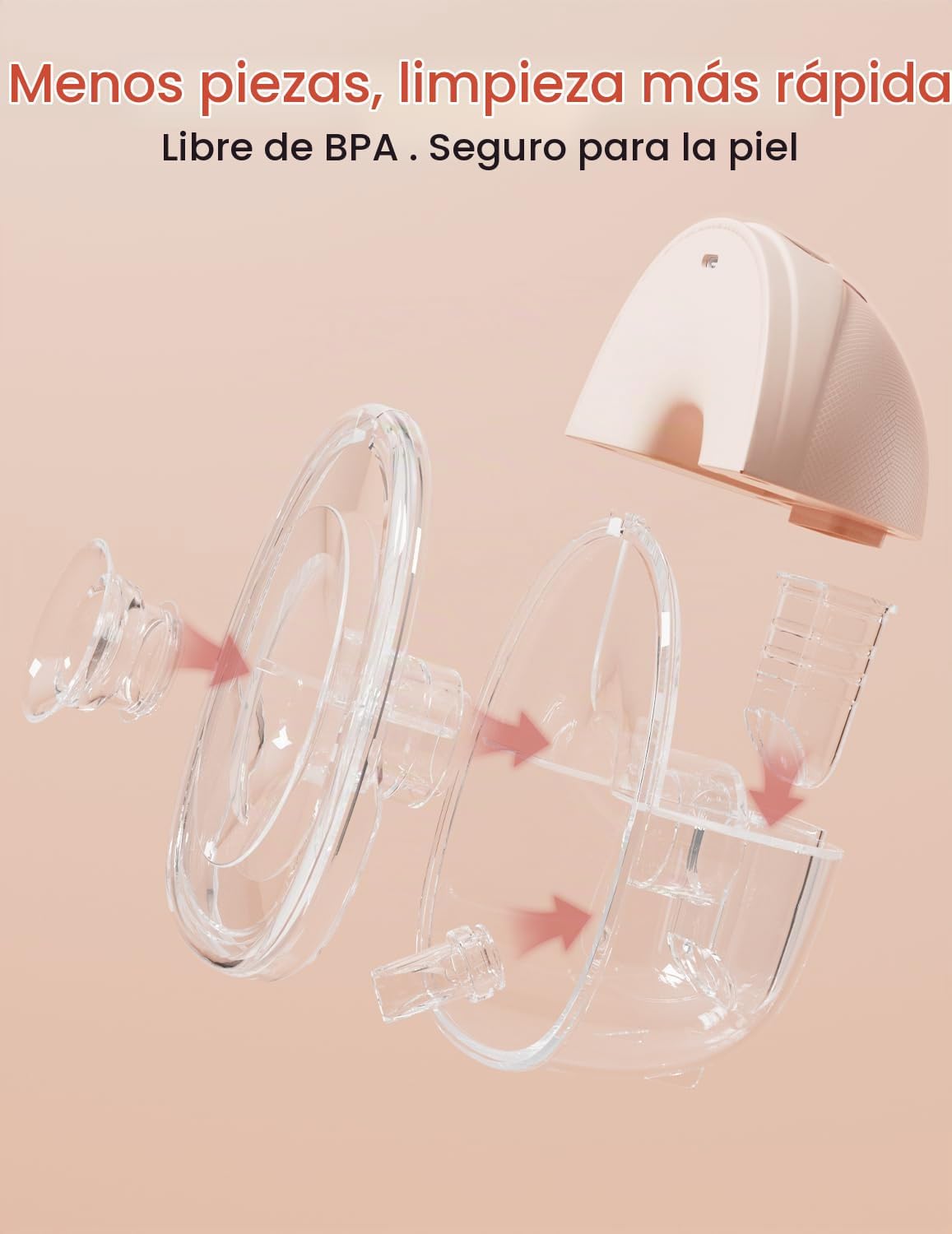 NCVI Extractor de leche manos libres | Bomba eléctrica inalámbrica,...