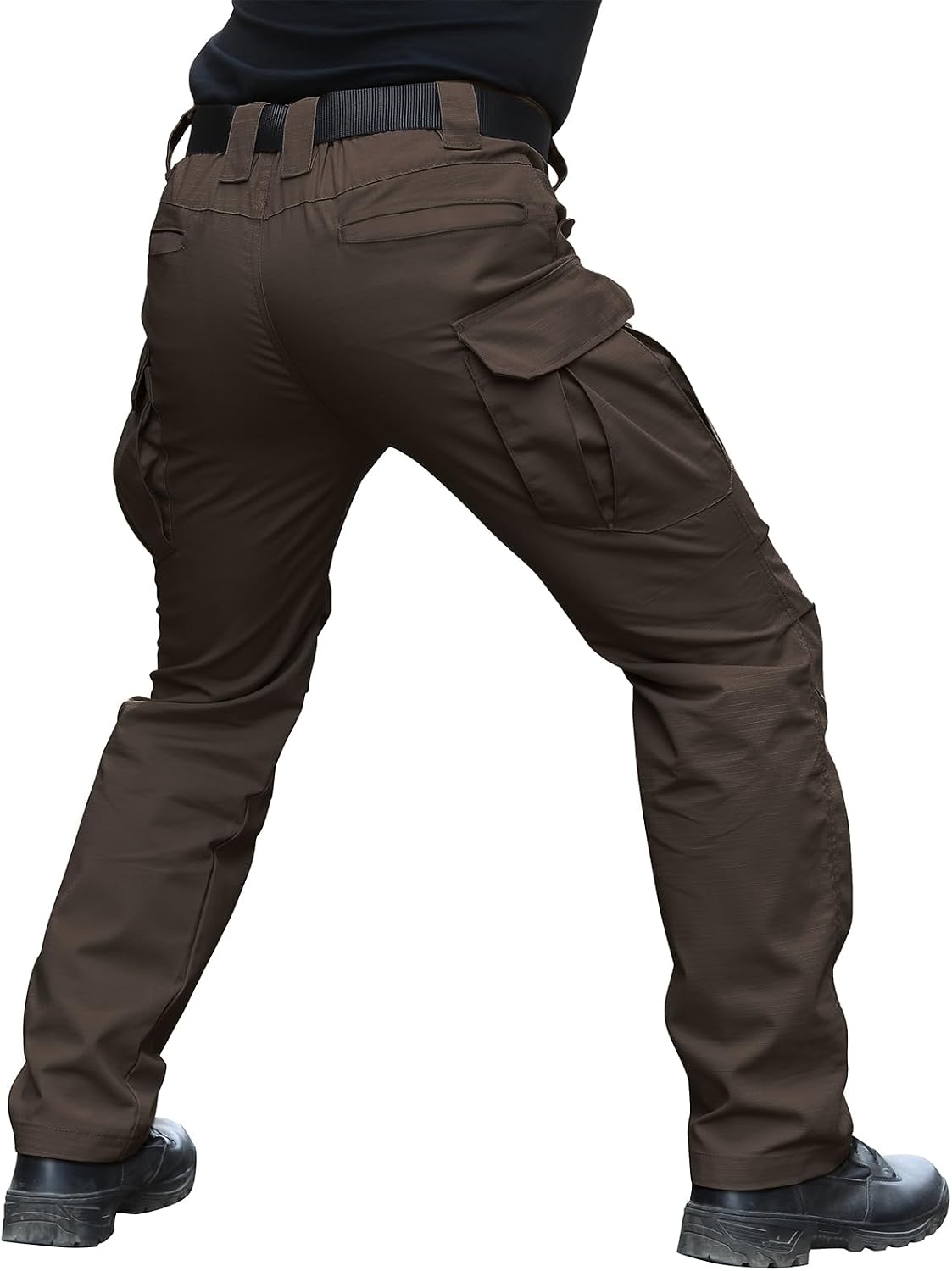 Hiwise Pantalones tácticos elásticos para hombre, resistentes al ag...