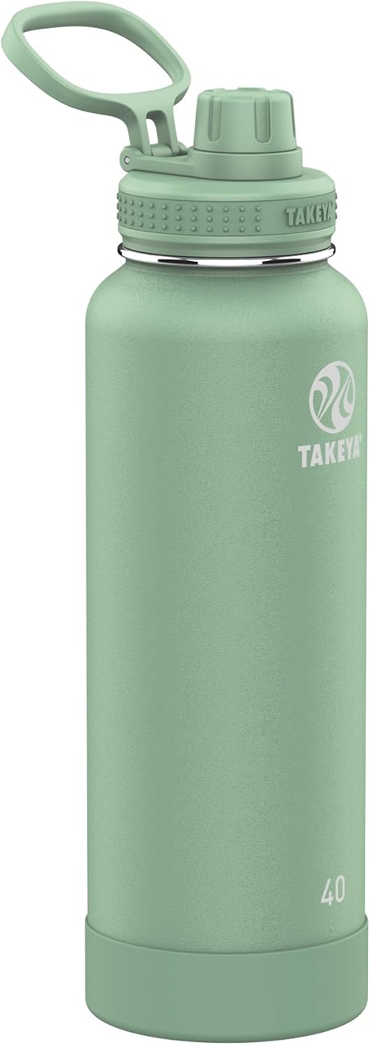 Takeya Actives - Botella de agua de acero inoxidable, con aislamien...