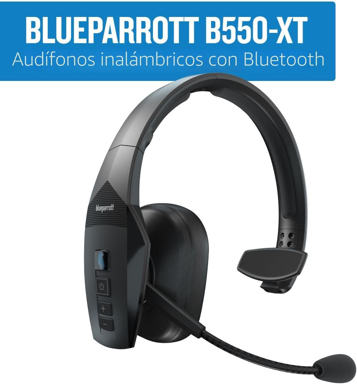 BlueParrott Auriculares Bluetooth B550-XT | Auriculares con cancela...