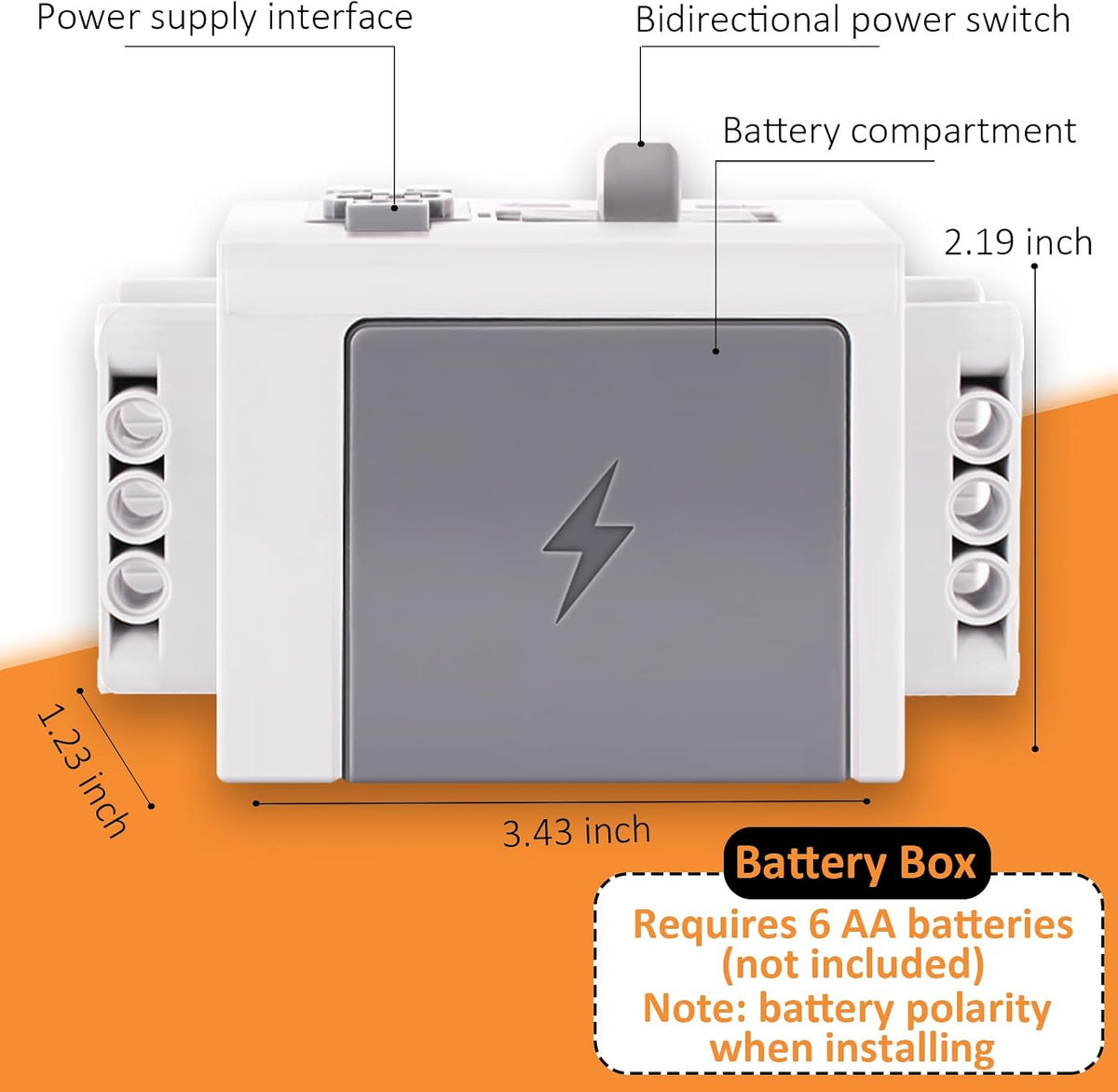 VAOEVA Kit de motor 5 en 1 compatible con la mayoría de bloques de...