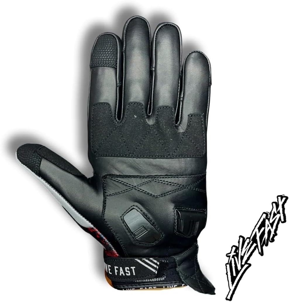 Live Fast Guantes de moto Modelo Toxico