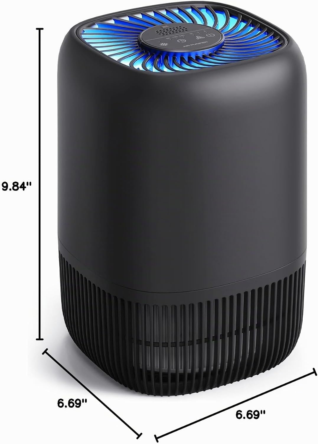 VOOPNU Purificadores de aire para dormitorio, filtro de alta eficie...