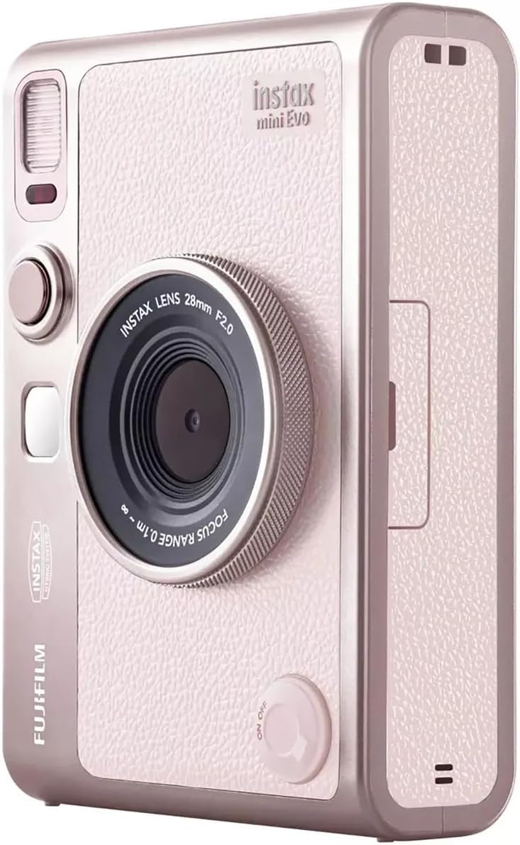 Fujifilm Instax Mini EVO - Cámara instantánea (rosa)