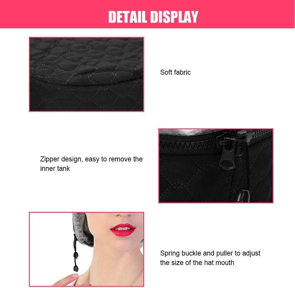 Gorro térmico para acondicionamiento profundo, cuidado ajustable, g...