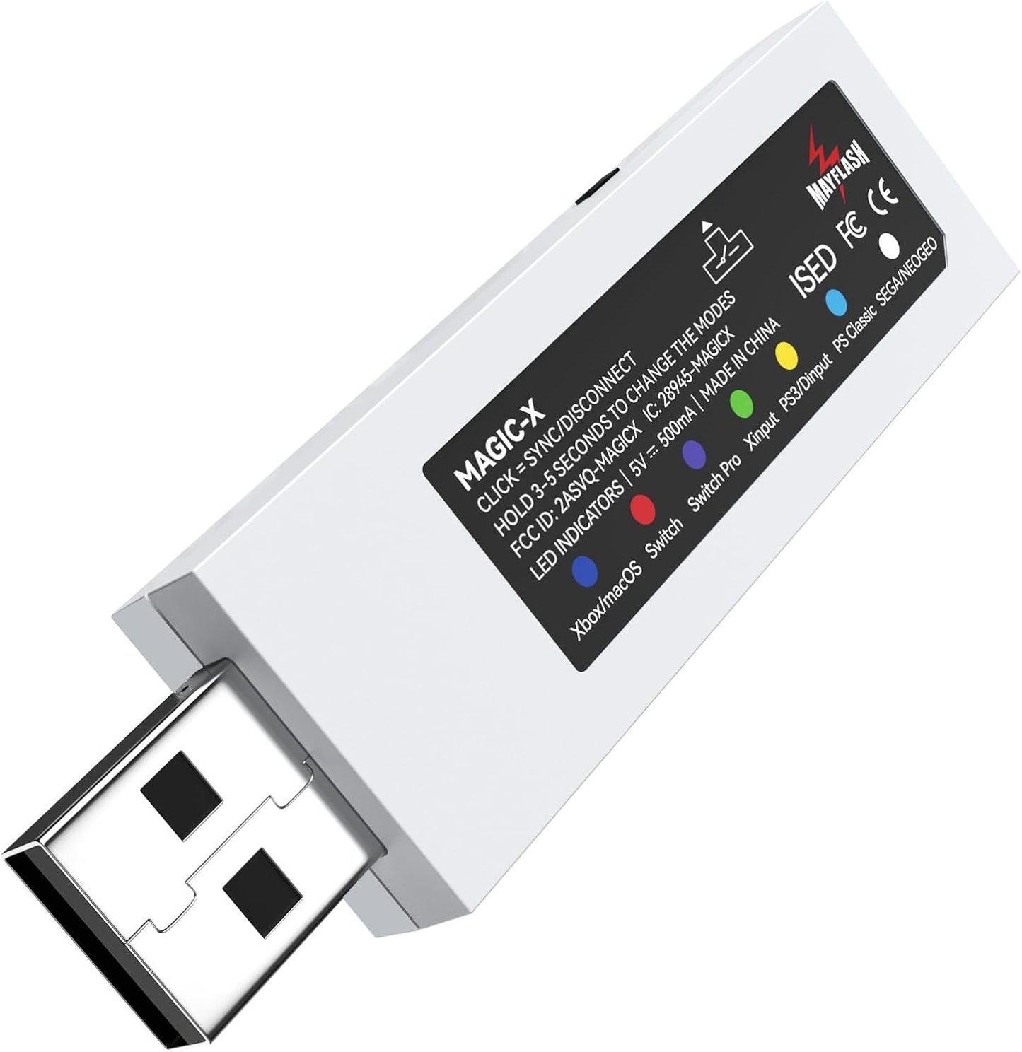 MAYFLASH Magic-X - Adaptador inalámbrico Bluetooth USB para Xbox Se...