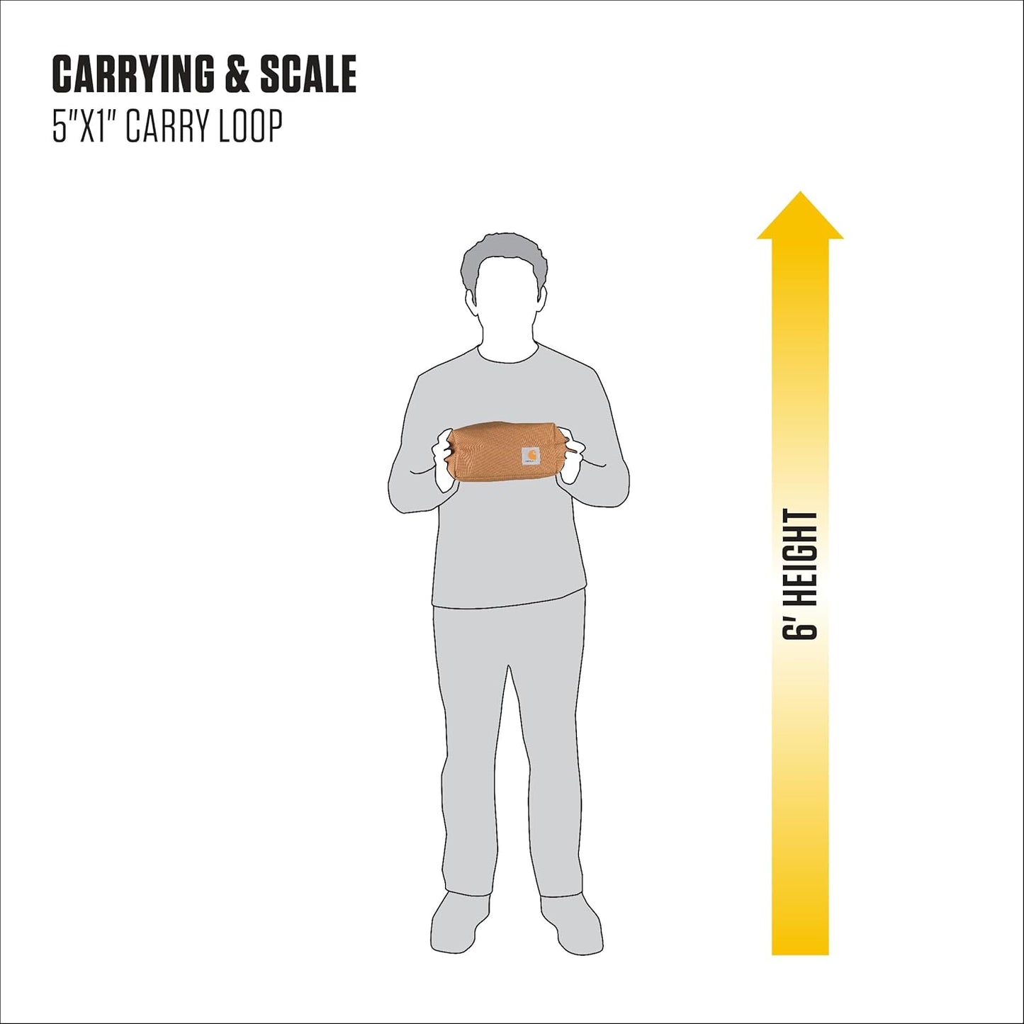 Carhartt Kit de viaje duradero, organiza lo esencial con la bolsa d...