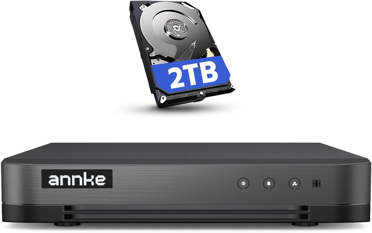 ANNKE DVR CCTV híbrido 5 en 1 de 16 canales 1080P Lite (TVI\/AHD\/C...