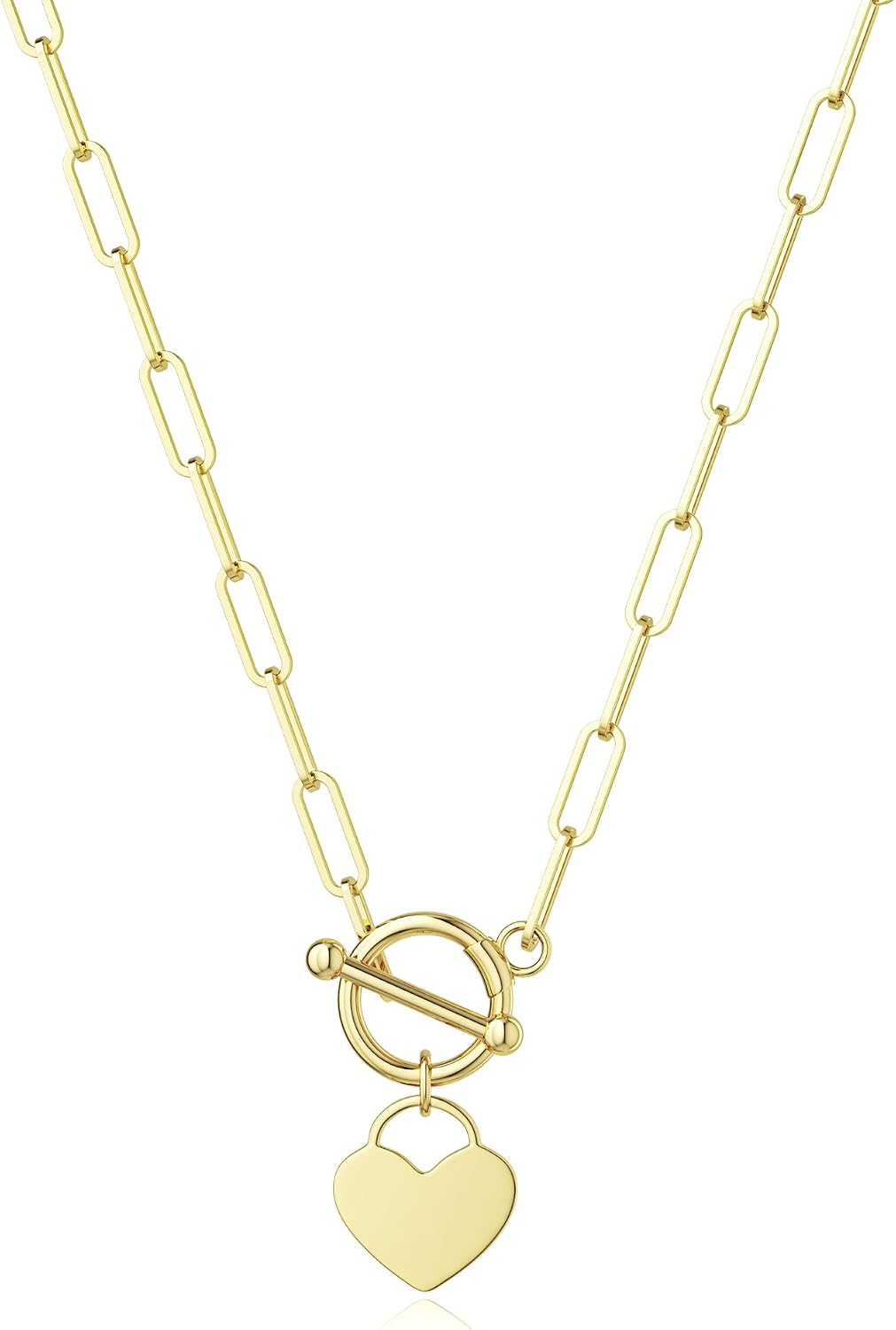 Carffordo - Collares chapados en oro para mujer, delicados collares...