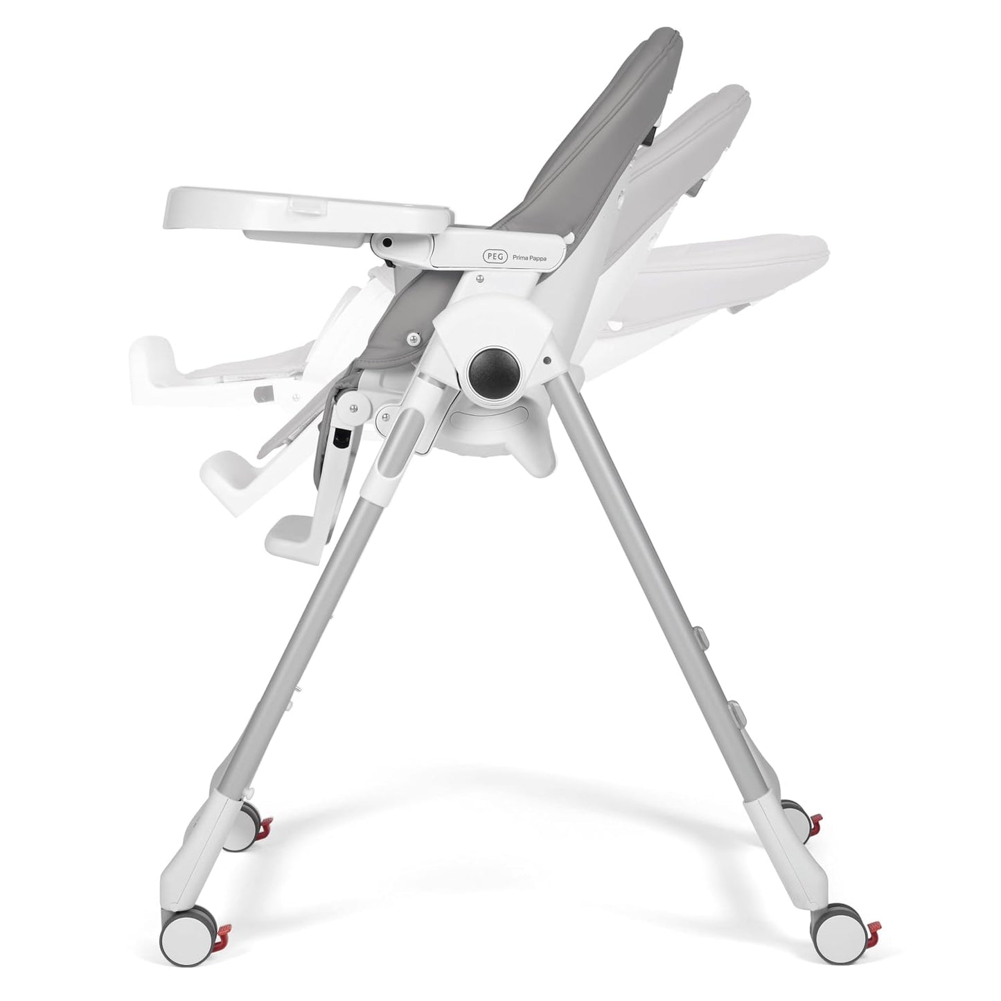 PEG Prima Pappa Zero 3 - Silla alta - Hielo (gris) | Para niños rec...