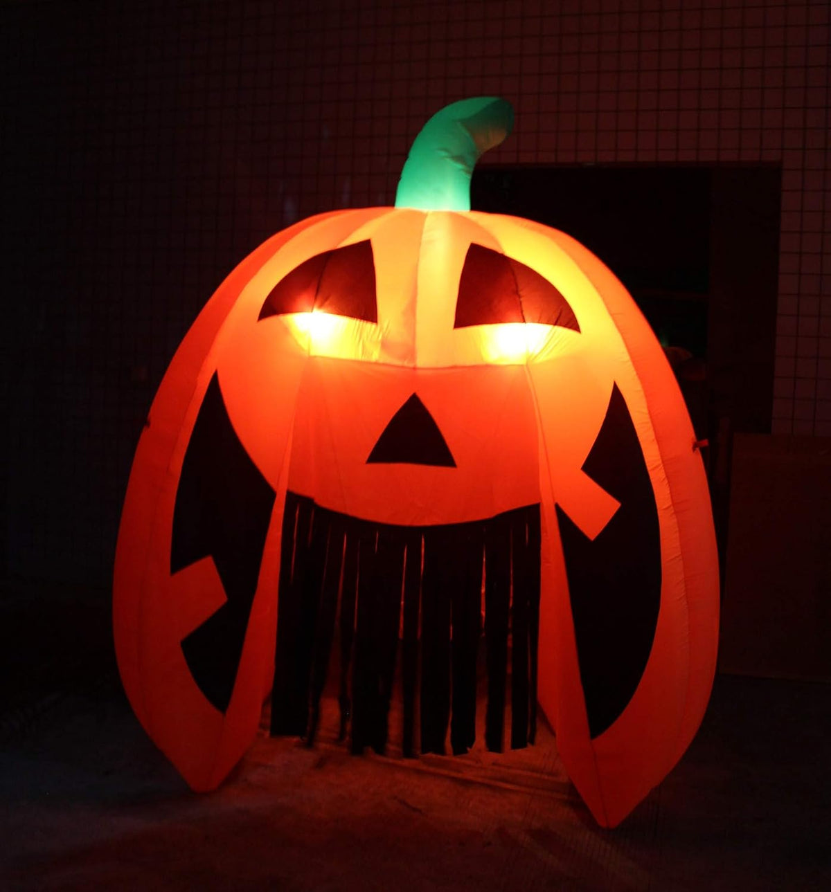 BZB Goods Arco de calabaza inflable gigante de 8 pies de alto para...