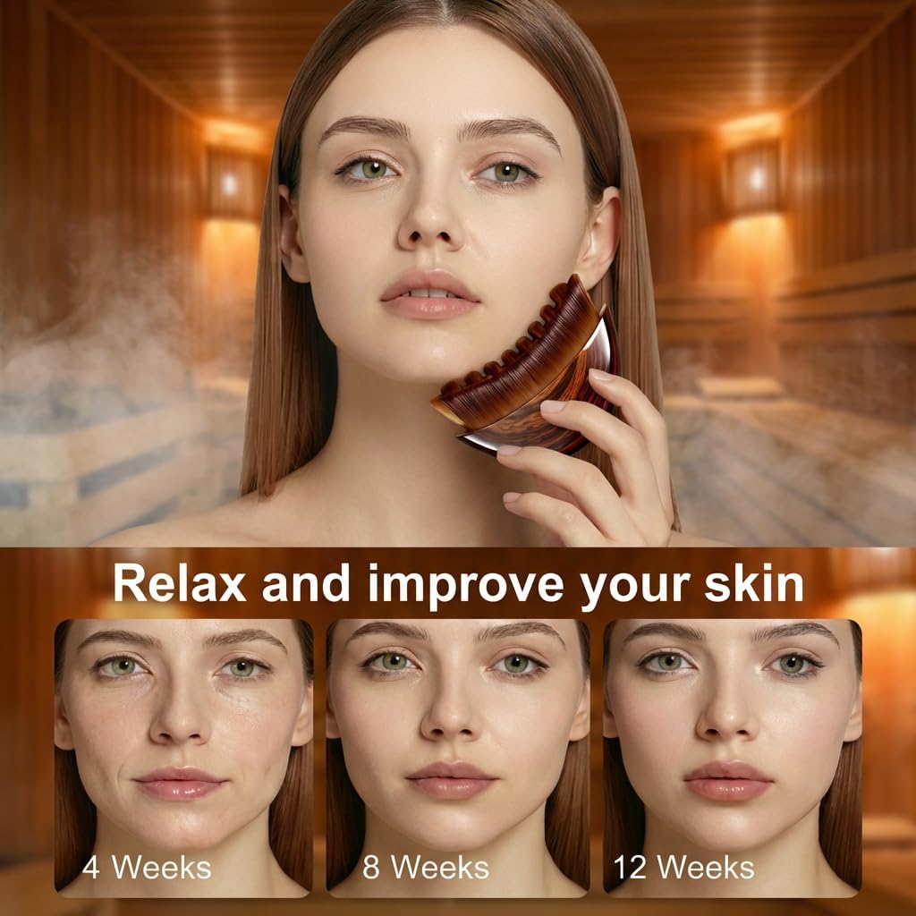 Cepillo facial de contorno linfático para esculpir, cepillo facial...