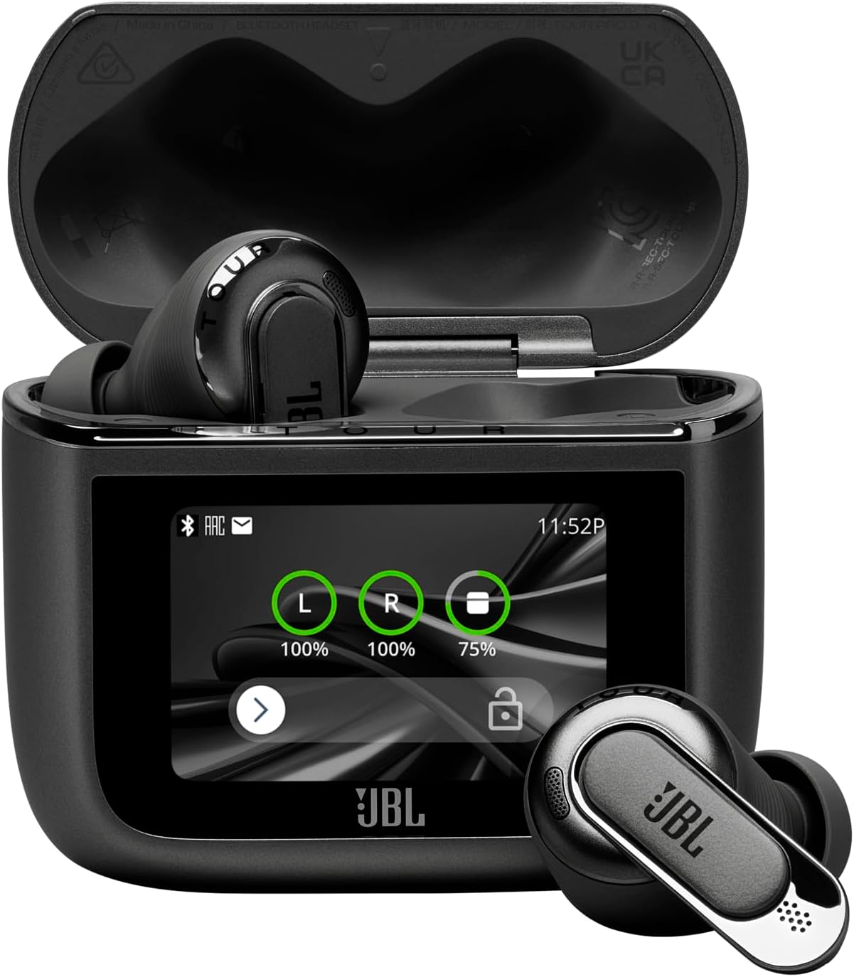 JBL Tour Pro 3 True Wireless Earbuds, cancelación inteligente de ru...