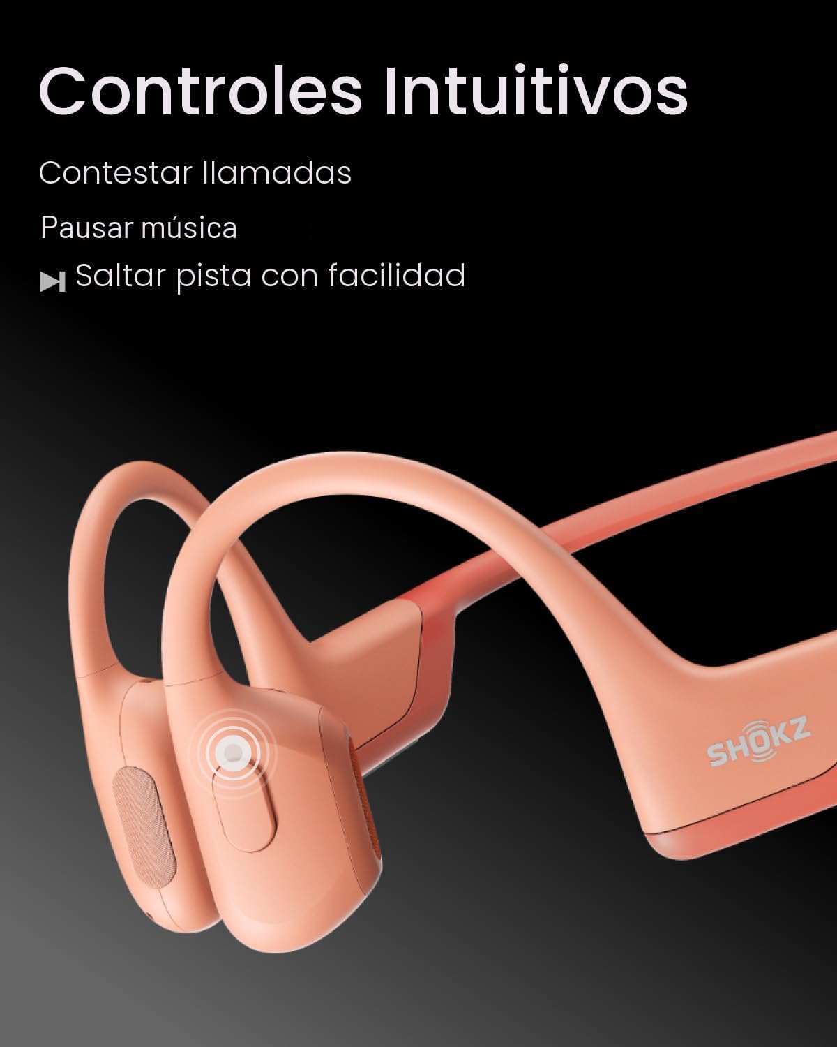 SHOKZ OpenRun Pro - Auriculares de conducción ósea, auriculares dep...