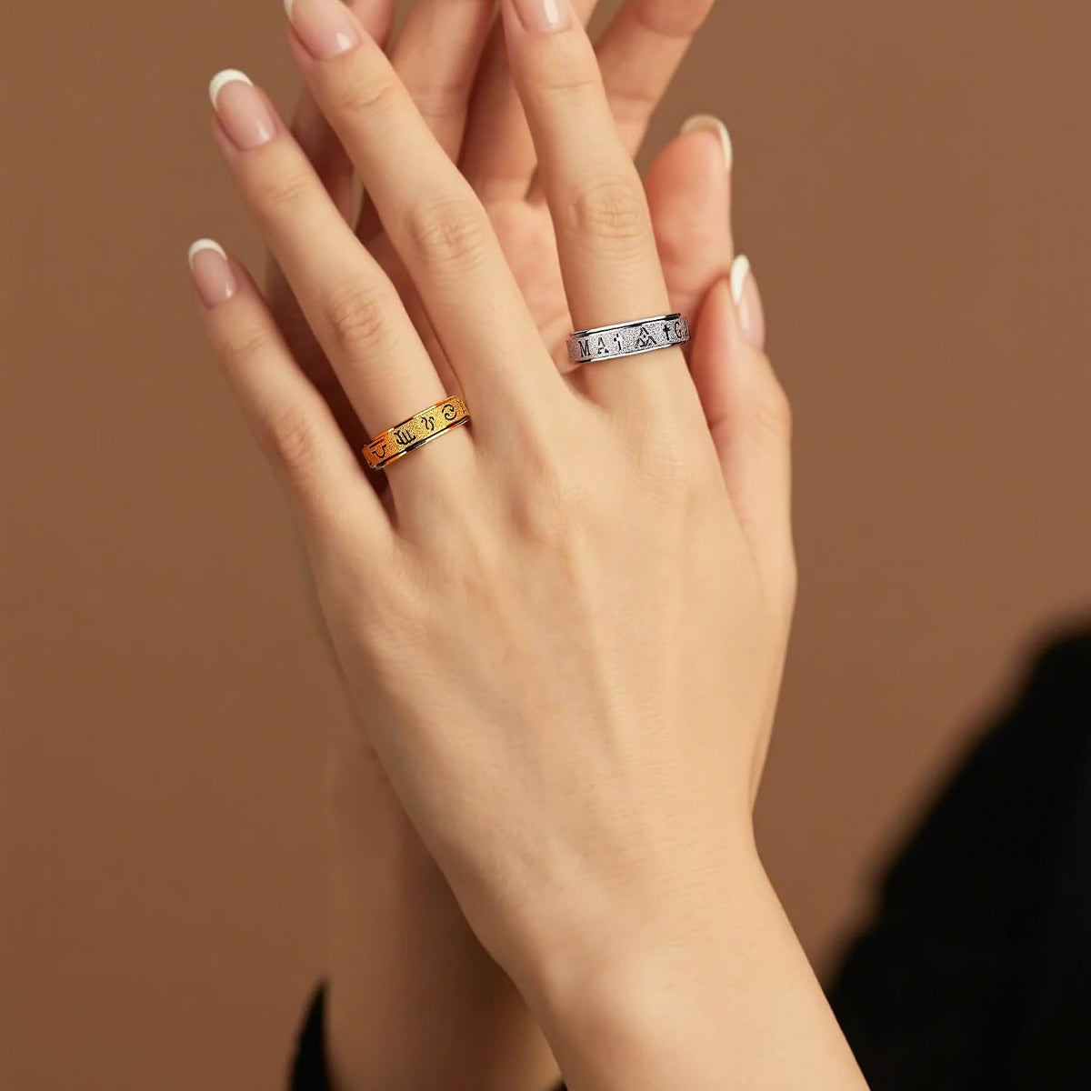 Fidget Toys Anillo de ansiedad para adultos para mujeres: Fidget Sp...