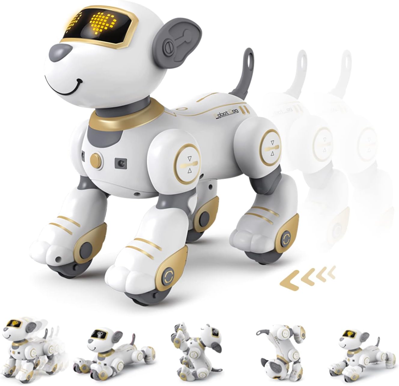 FUUY Perro Robot para Niños Perro Robot de Control Remoto Juguete d...