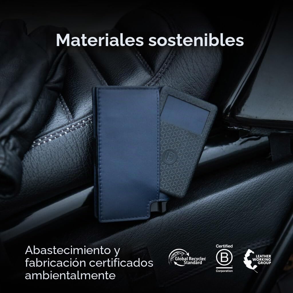 Cartera Ekster Parliament para hombres | Cartera minimalista de cue...