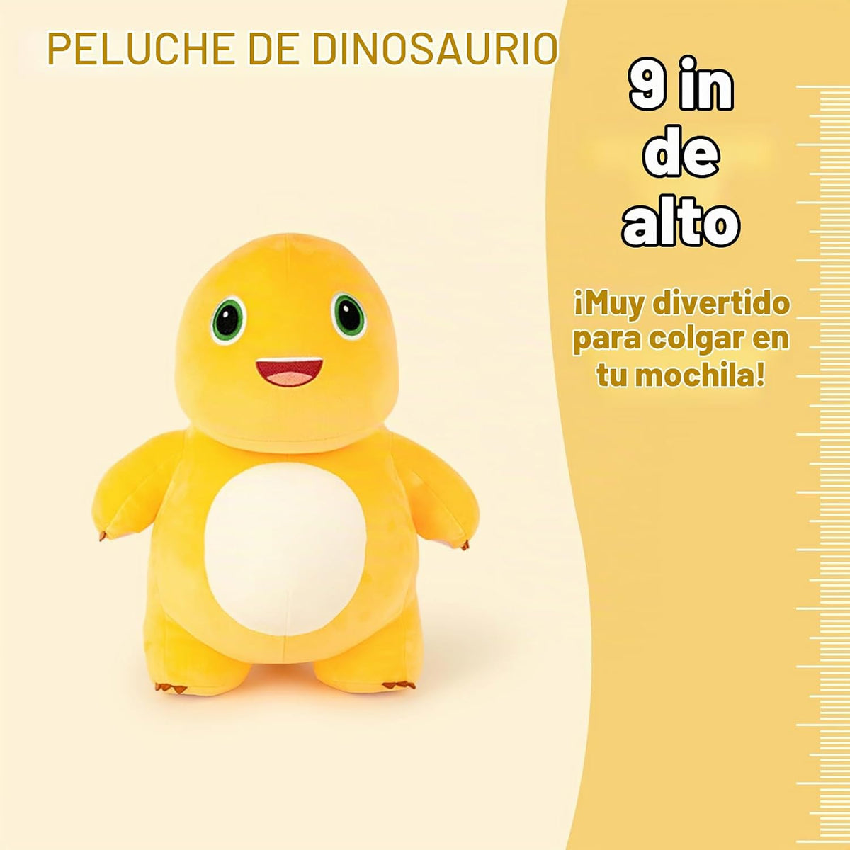 Adorlynetty Nailong Animal de peluche de dinosaurio, 9" de amar...