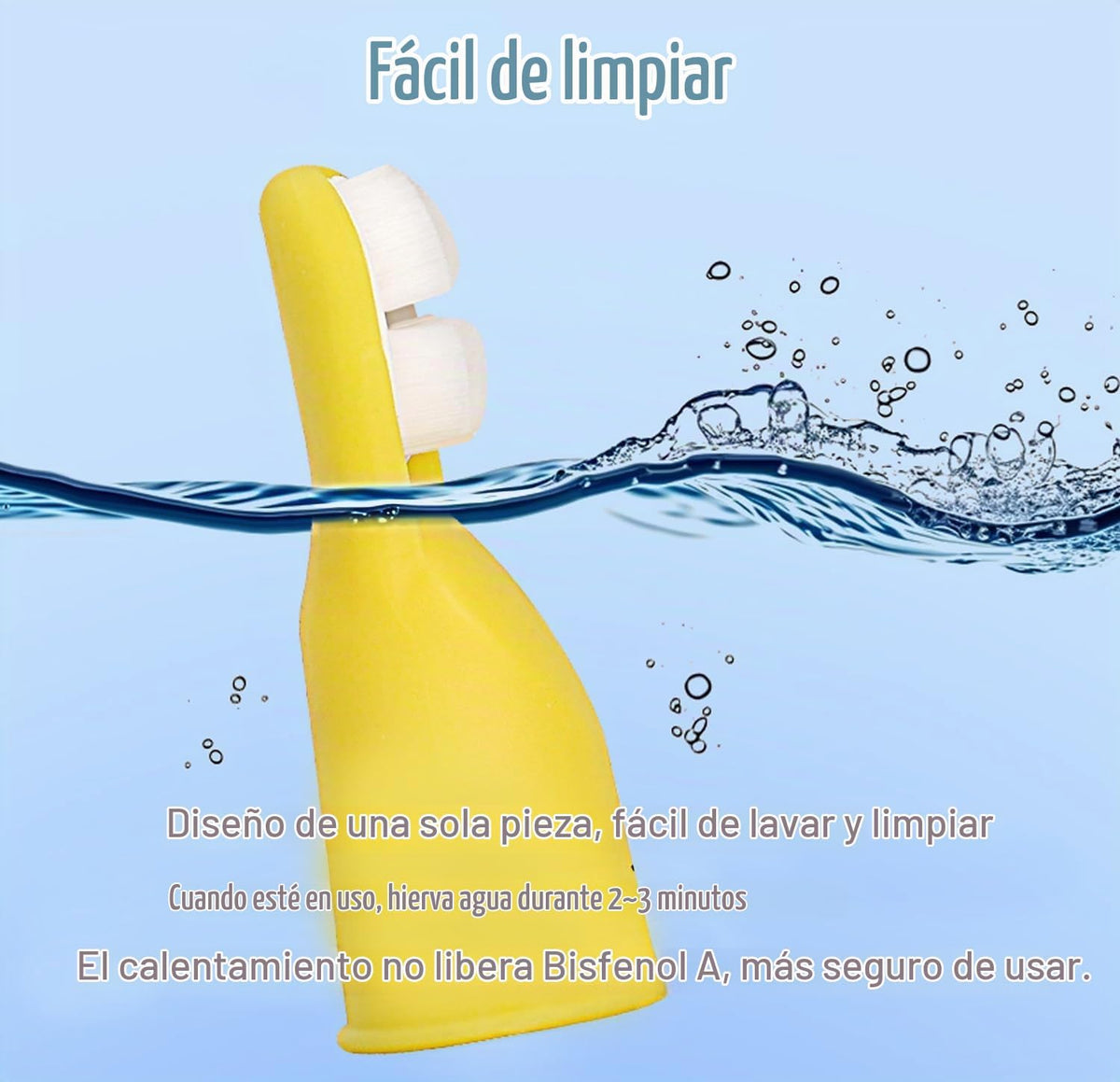 FOREVIVE Cepillo de dientes de dedos para niños pequeños de 1 a 3 a...