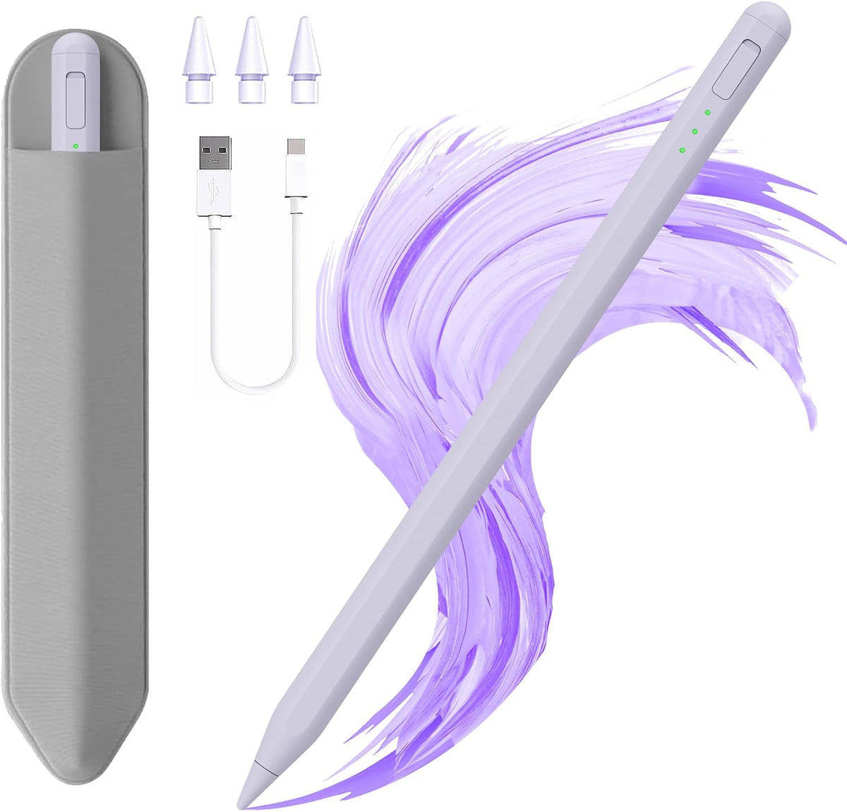 Pluma táctil para iPad 11 y 10ª generación, carga 14 minutos más rá...
