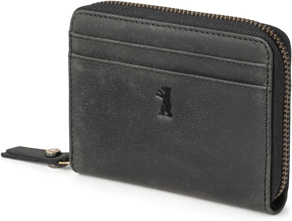 BERLINER BAGS Cartera Pequeña de Piel Verdadera Mujer Elsa, Caja Re...