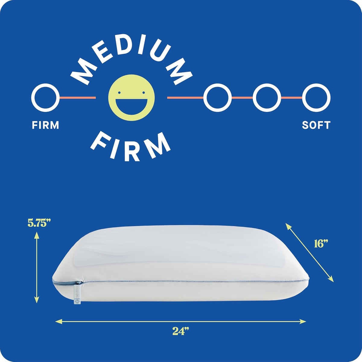 Sealy Dreamlife - Almohada refrescante de espuma viscoelástica de t...