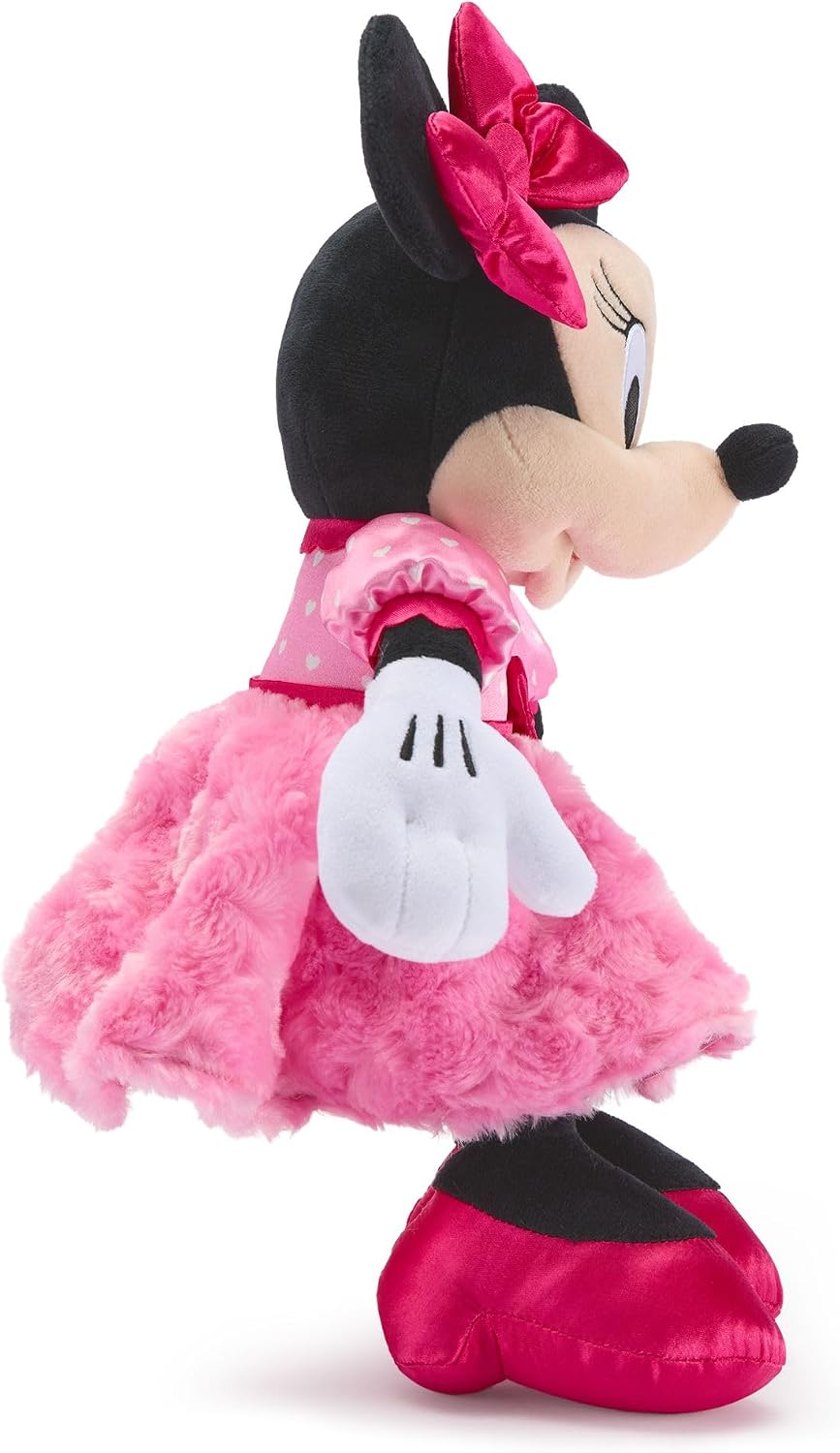 Disney Store Peluche oficial de Minnie Mouse en un vestido de fiest...