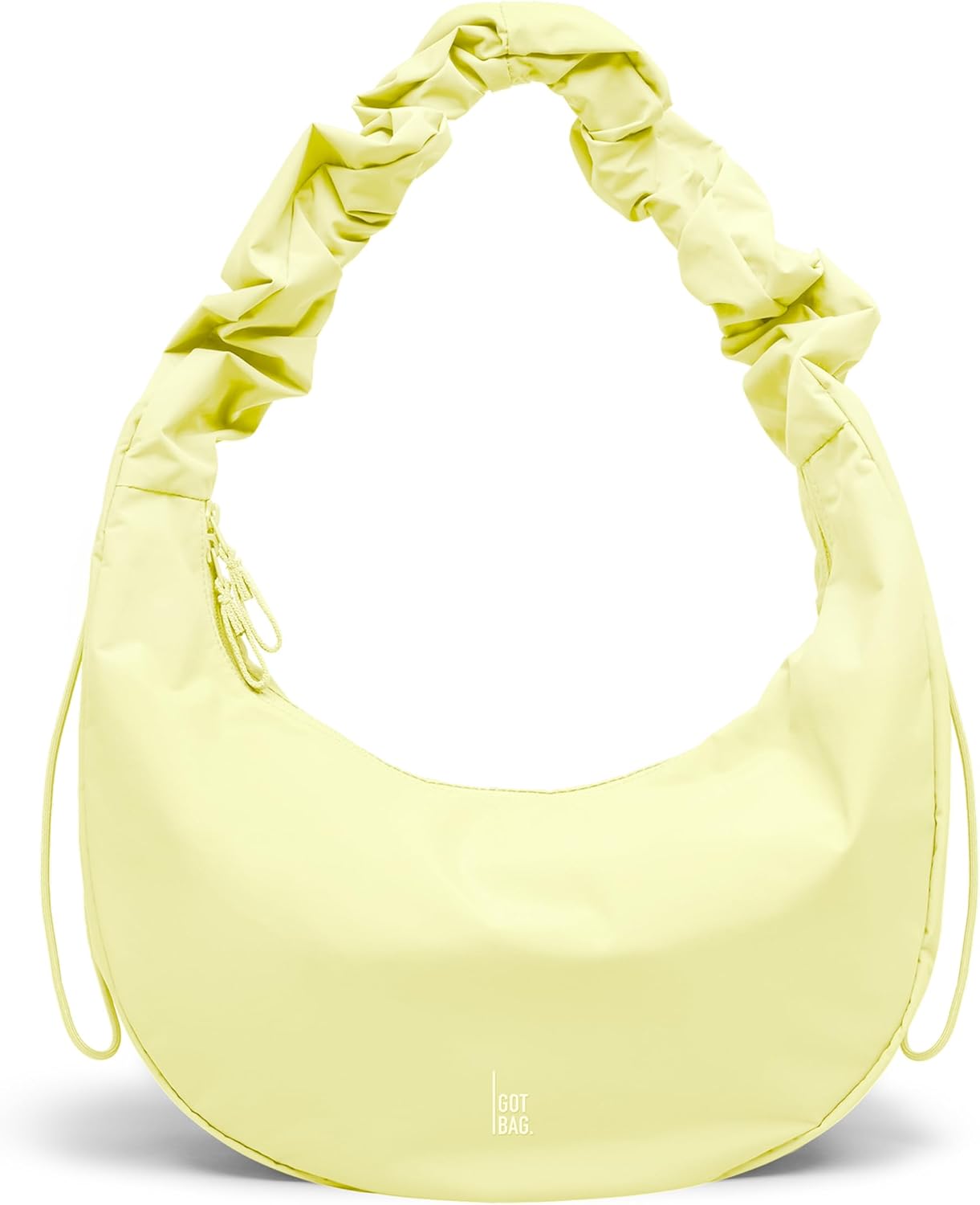 GOT BAG Moon Bag Ruffle | Elegante bolso de hombro con correa ajust...