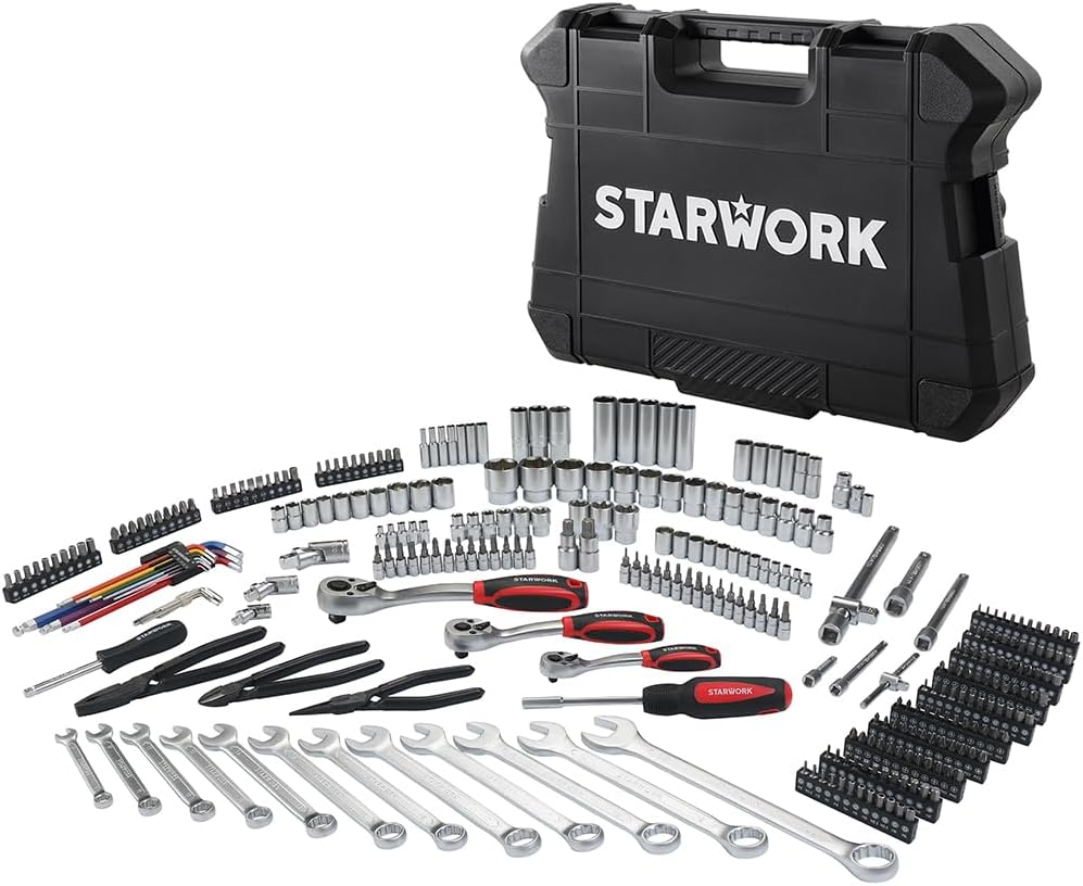 STARWORK TRUE MECHANIC™ Juego de herramientas mecánicas de 314 piez...