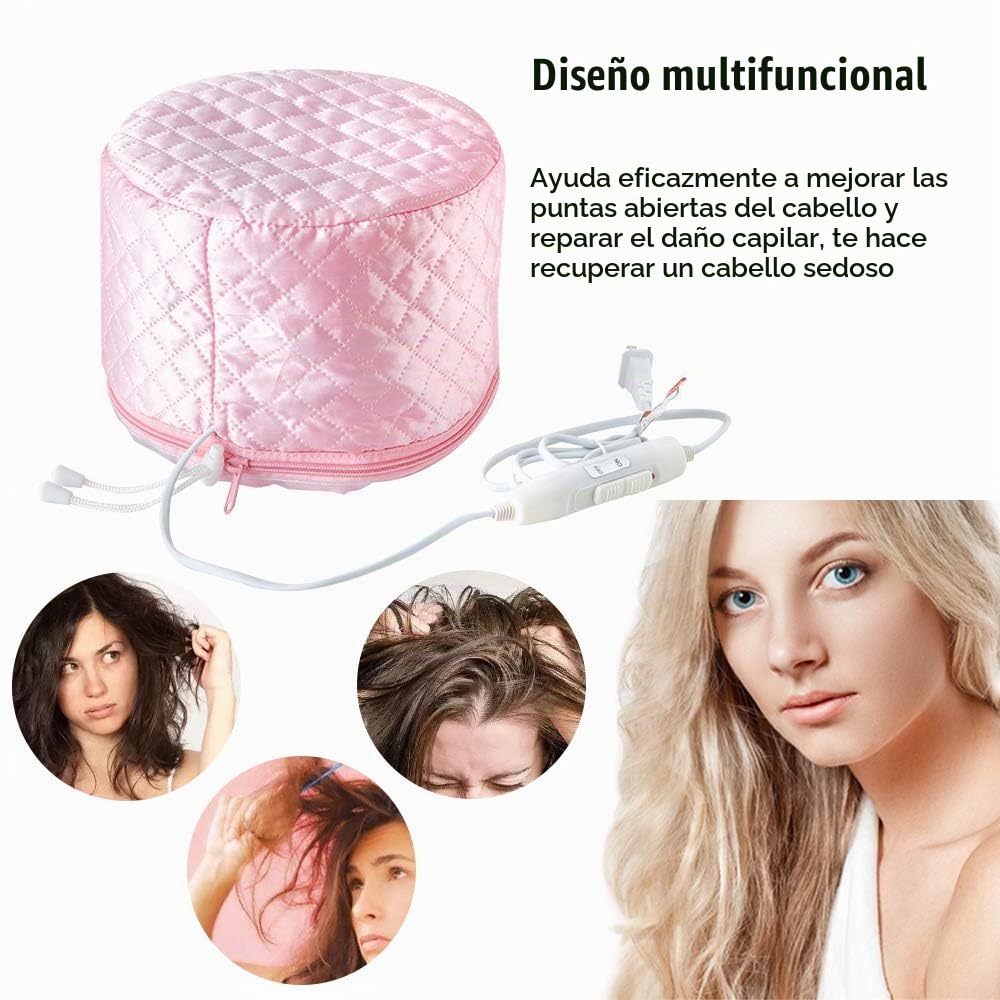 Gorra para el cuidado del cabello, gorra de tratamiento térmico Yom...