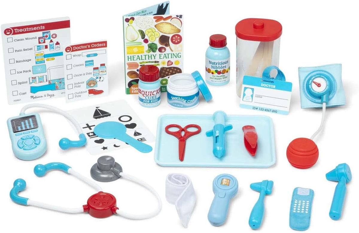 Melissa &amp; Doug Medical Play Bundle - Kit de dentista Super Smil...