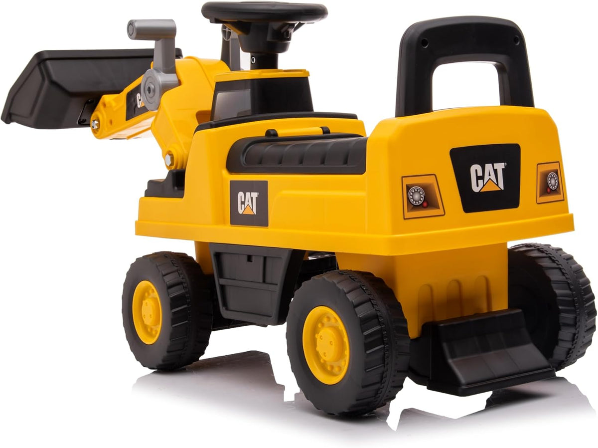Best Ride On Cars CAT - Coche de empuje con cargador frontal, jugue...