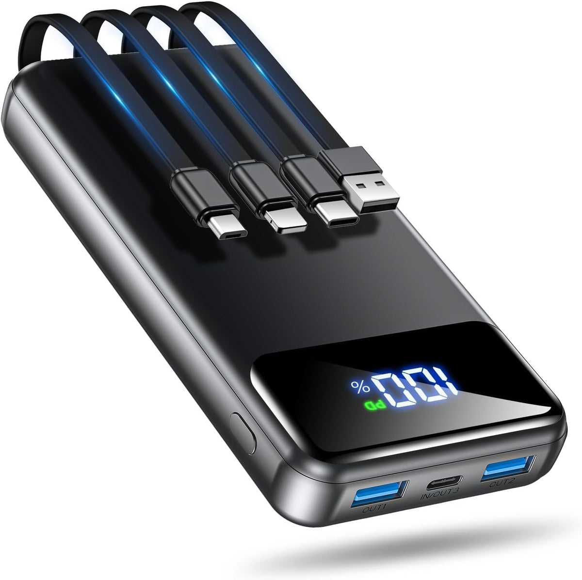 OHOVIV Cargador portátil Power Bank 50000mAh, 4 cables incorporados...