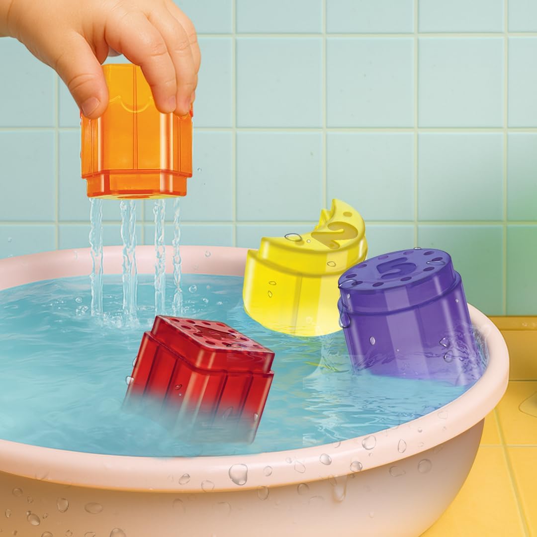 Imagimake Bloques de Baño Juguetes para Bebés | Leaps &amp; Bounds...