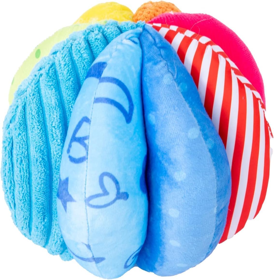 Adena Montessori Kit de juego: tambor giratorio y bola de tela, 19....