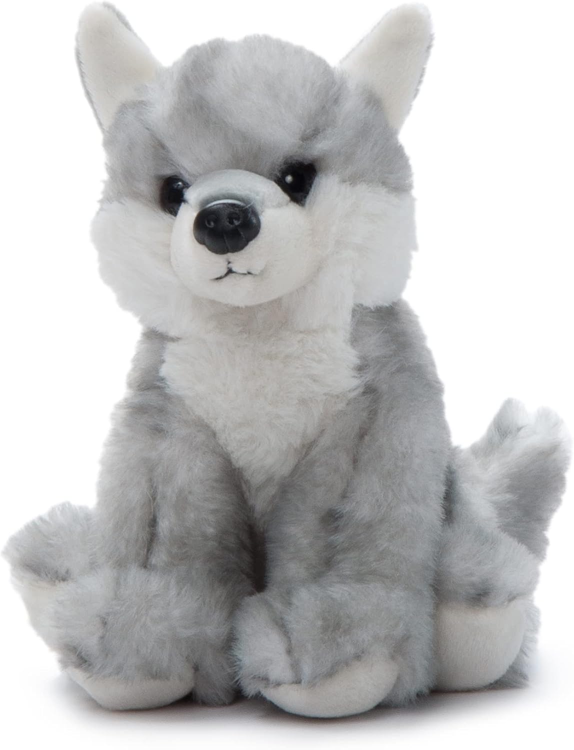 The Petting Zoo Peluche de lobo, Babiez, regalos para niños, 6 pulg...
