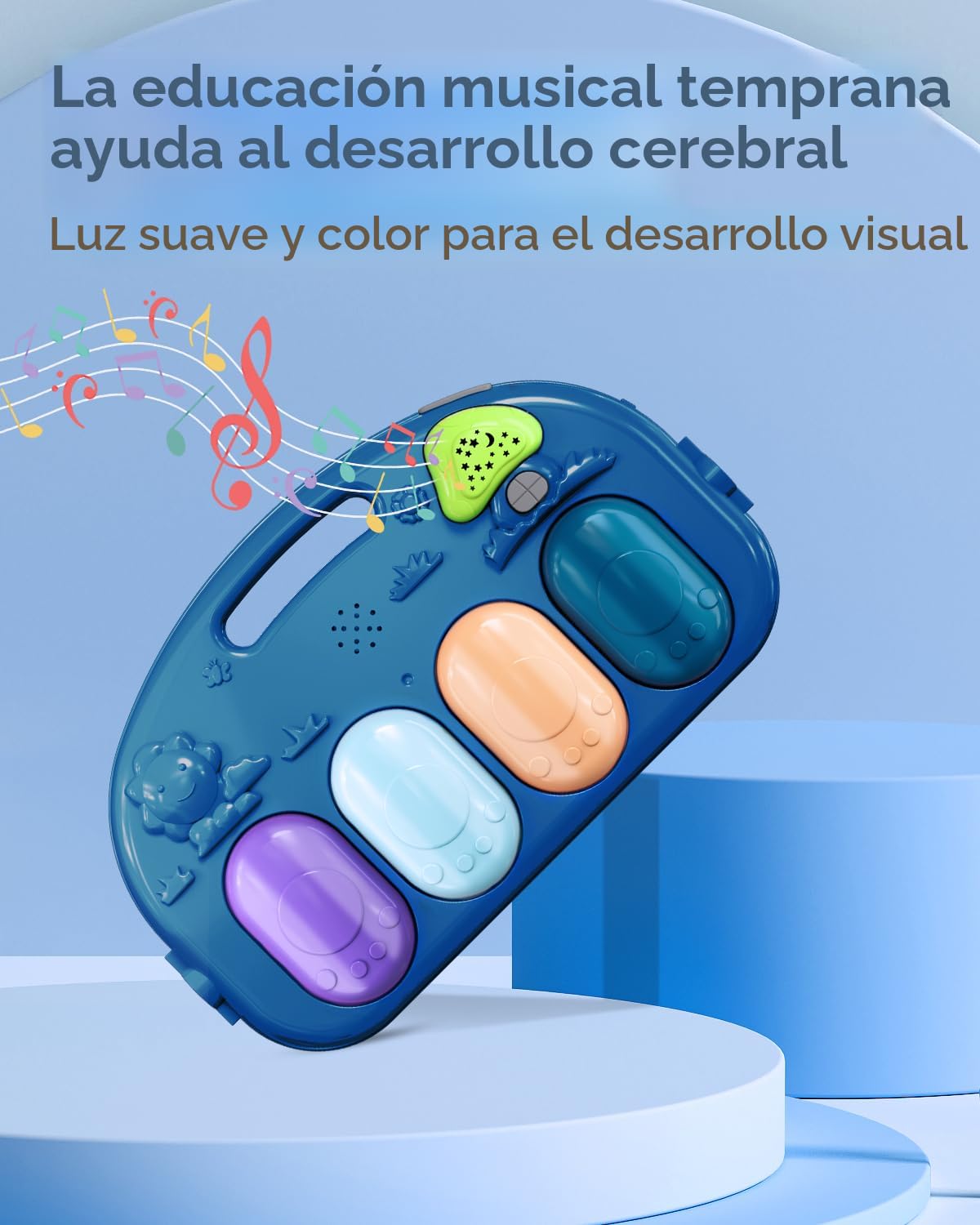 dearlomum Alfombra de Juego para Bebés, Divertido Piano de Juego pa...