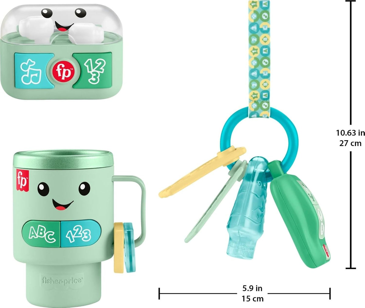 Fisher-Price Juguetes para bebés Laugh &amp; Learn Set de regalo li...