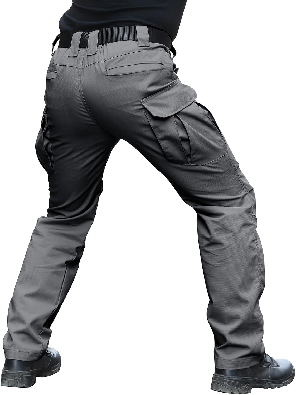 Hiwise Pantalones tácticos elásticos para hombre, resistentes al ag...