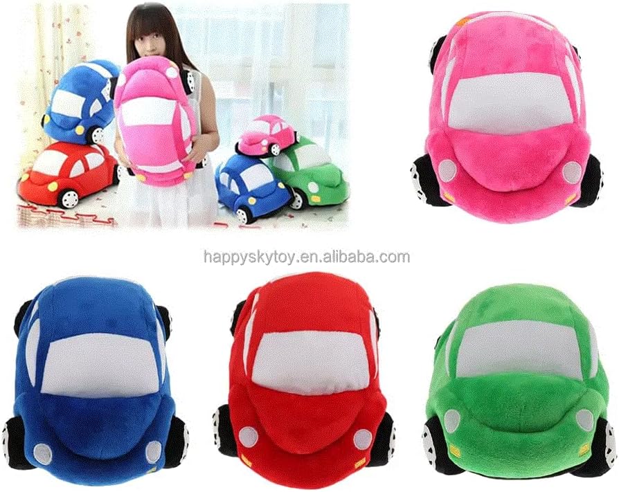 Xshelley Juguete de peluche redondo de escarabajo para automóvil, a...