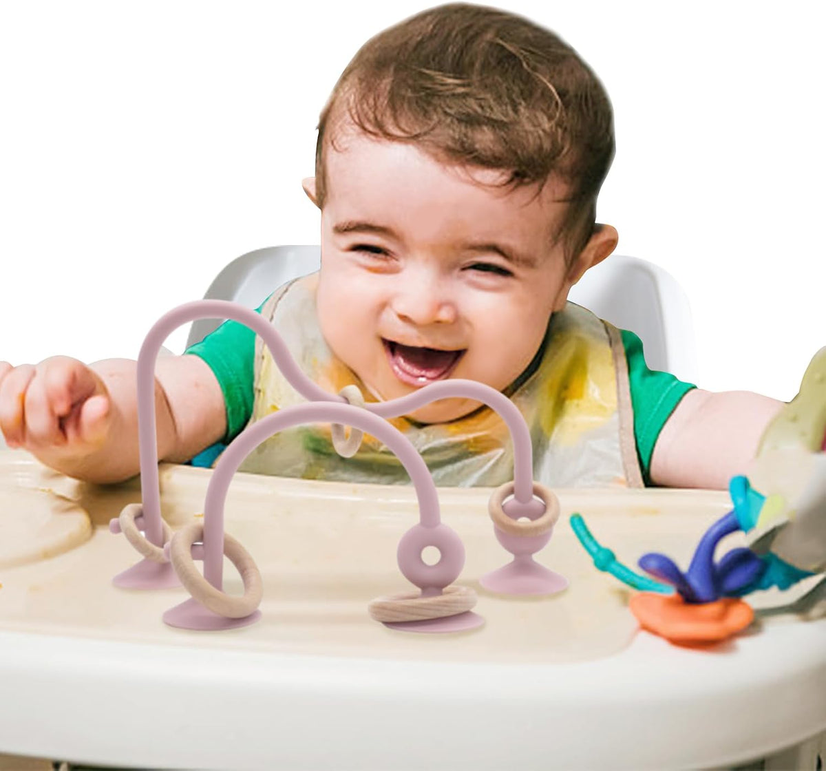 zeeloopbee Juguetes para Silla Alta con Ventosas para Bebés y Niños...