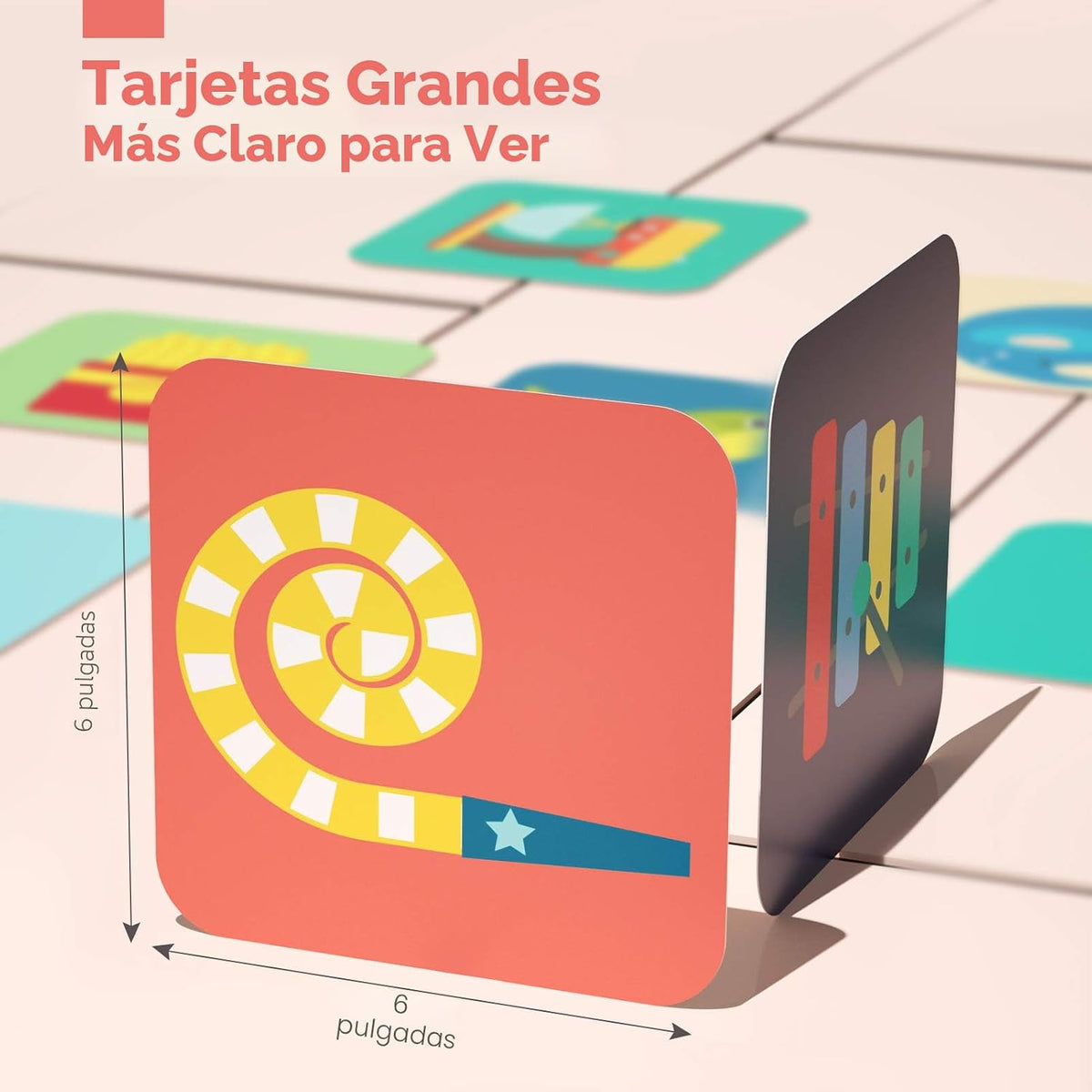 hahaland Tarjetas flash de contraste para bebés de 0 a 36 meses de...