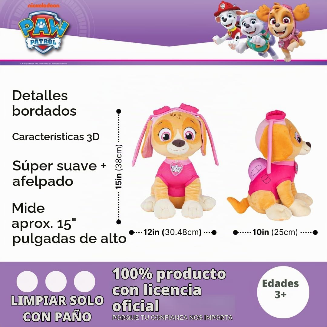 Paw Patrol Skye, almohada para arrumacos, ropa de cama para niños d...