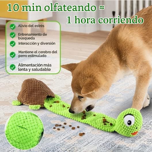 Letsmeet Juguetes Chirriantes para Perros Juguetes de Enriquecimien...