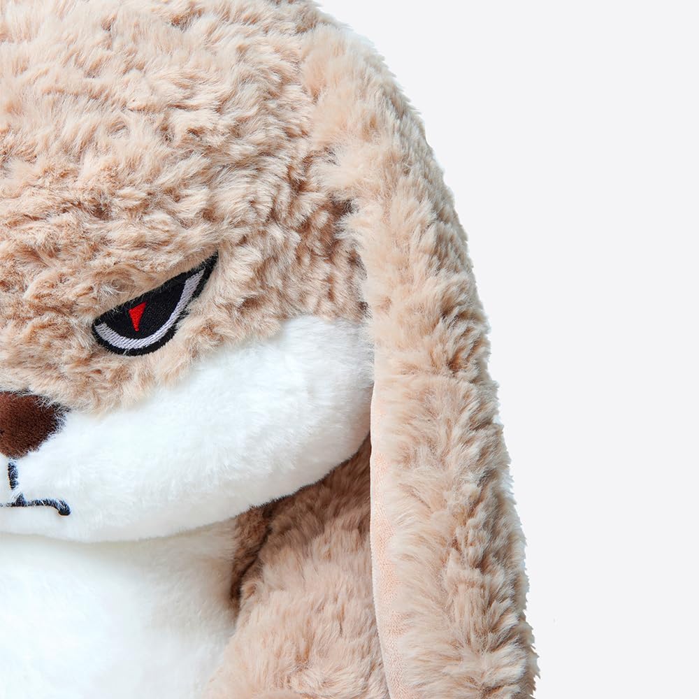 ZEIO Grumpy Bunny Peluche de Animal, Conejo de Peluche de 19.6"...