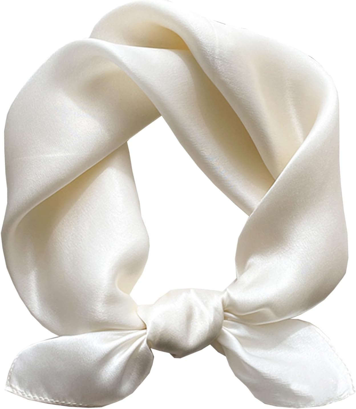 Saiusloa Bufanda de cuello de color sólido para mujer, bufanda cuad...